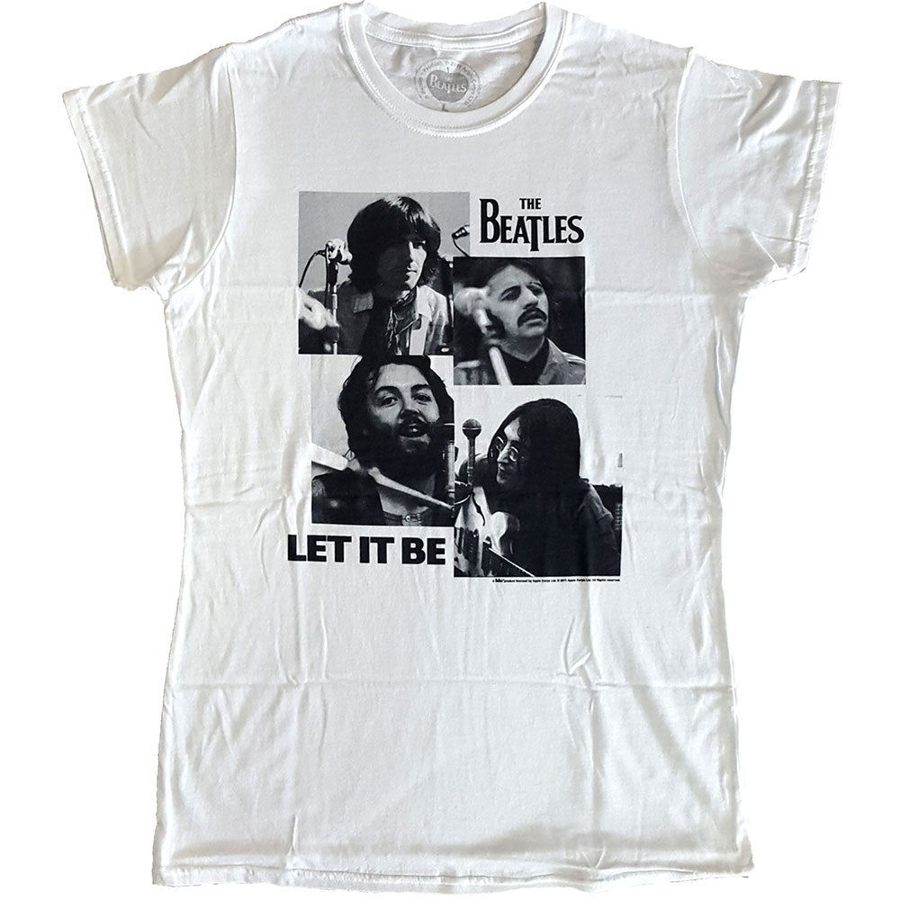 The Beatles - Let It Be - T-Shirt White