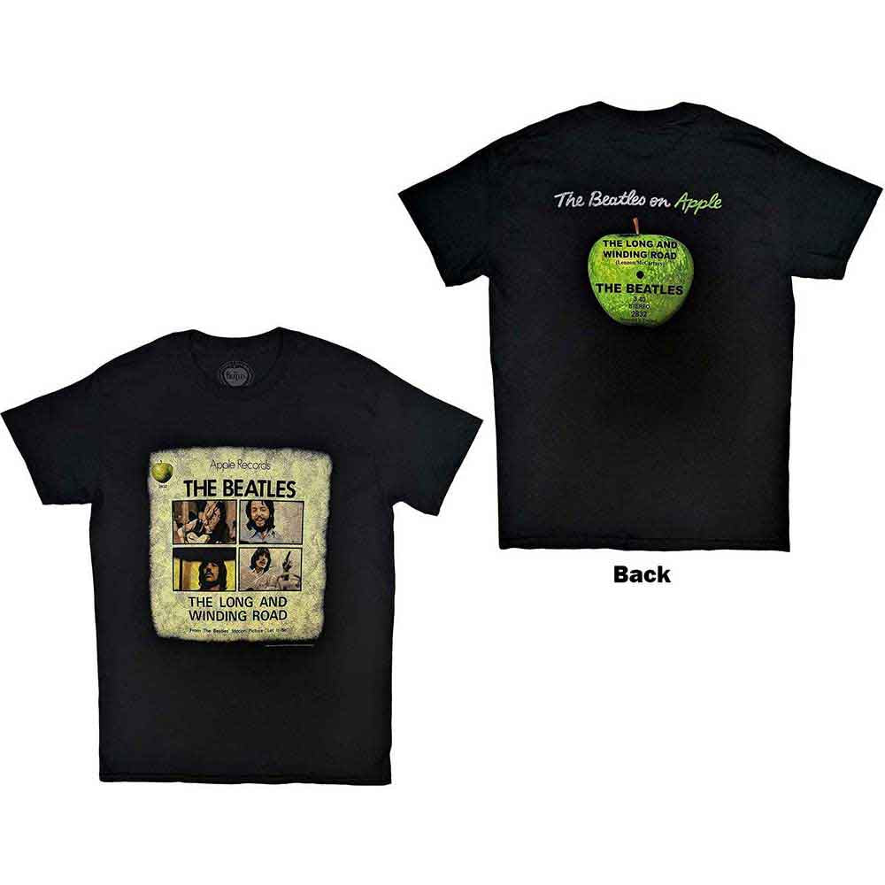 The Beatles - Long & Winding Road - T-Shirt Black