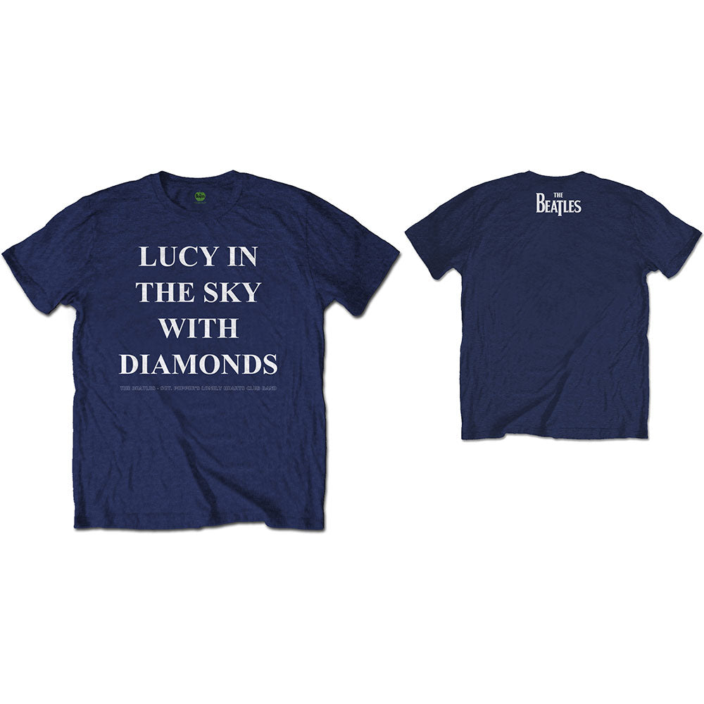 The Beatles - Lucy in the sky with diamonds - T-Shirt Blue
