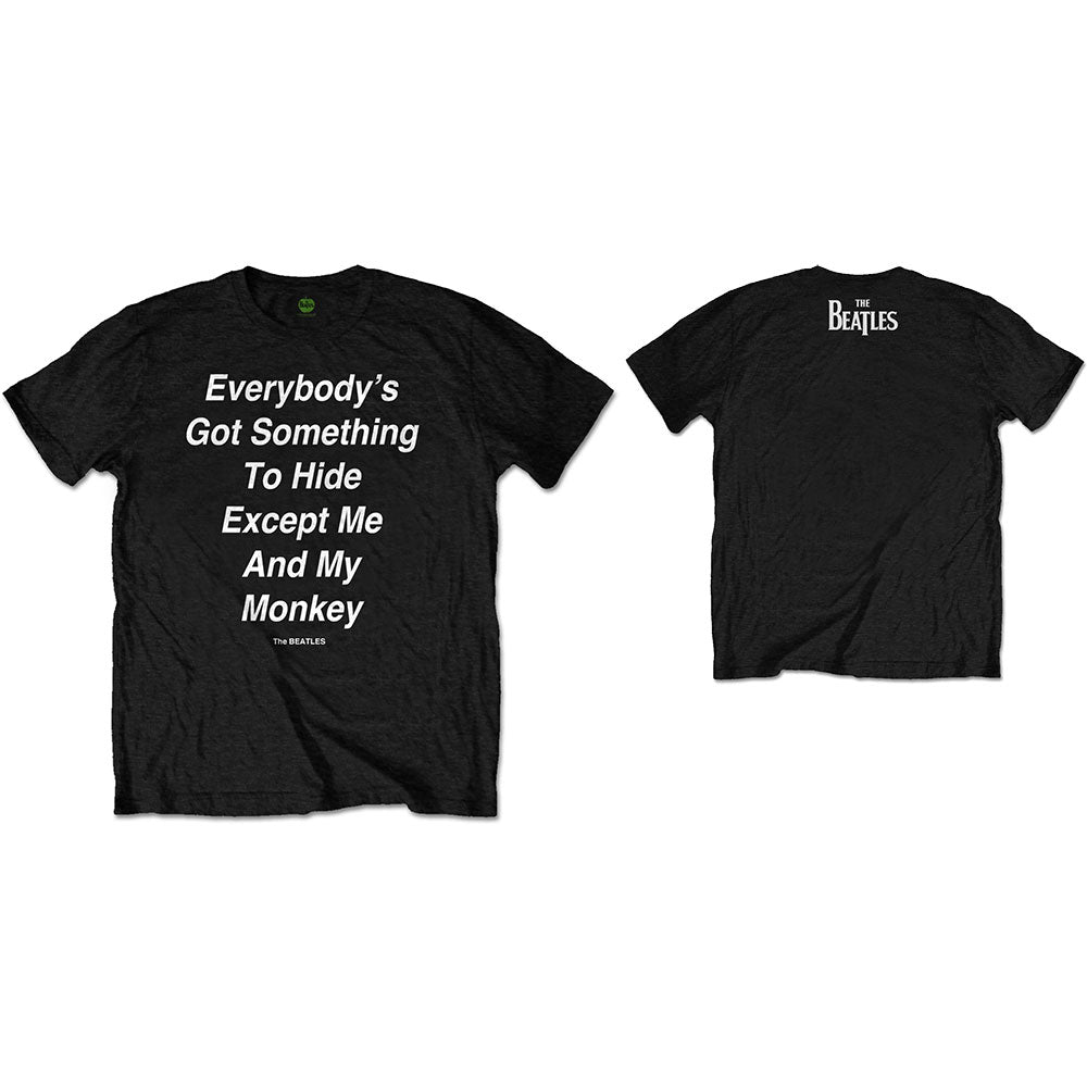 The Beatles - Me and My Monkey - T-Shirt Black