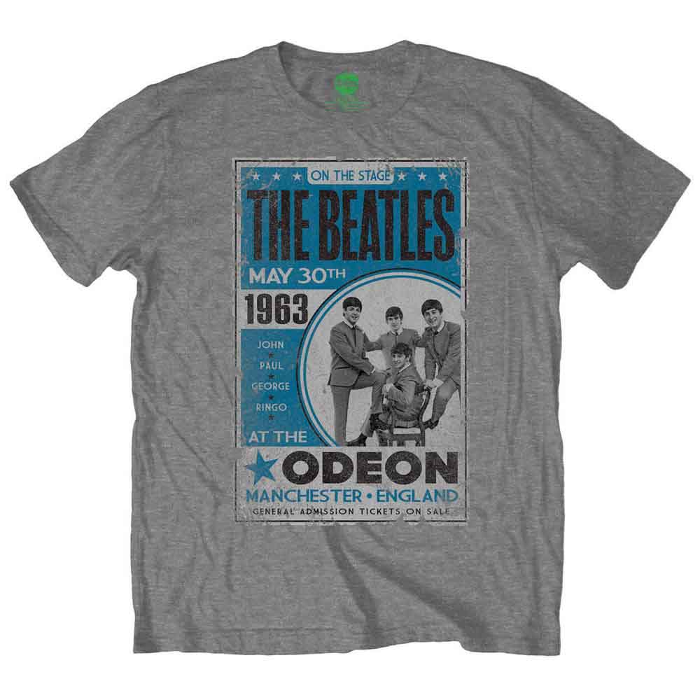 The Beatles - Odeon Poster - T-Shirt Grey