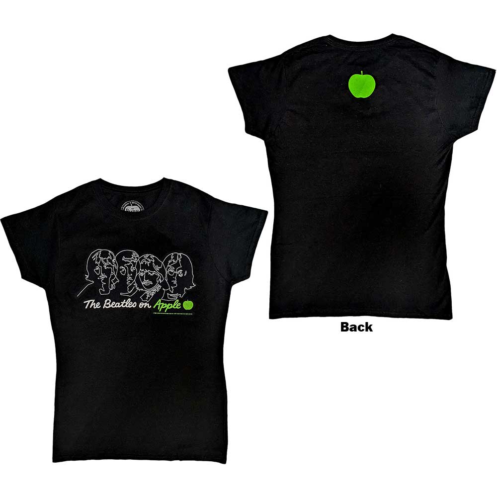 The Beatles - On Apple - T-Shirt Black