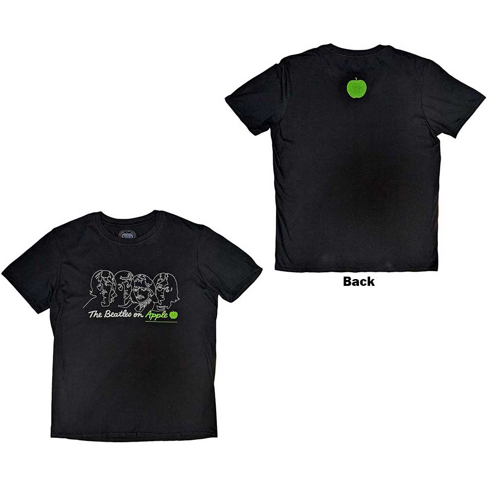 The Beatles - On Apple - T-Shirt Black