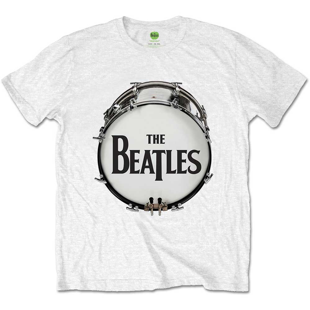 The Beatles - Original Drum Skin - T-Shirt White