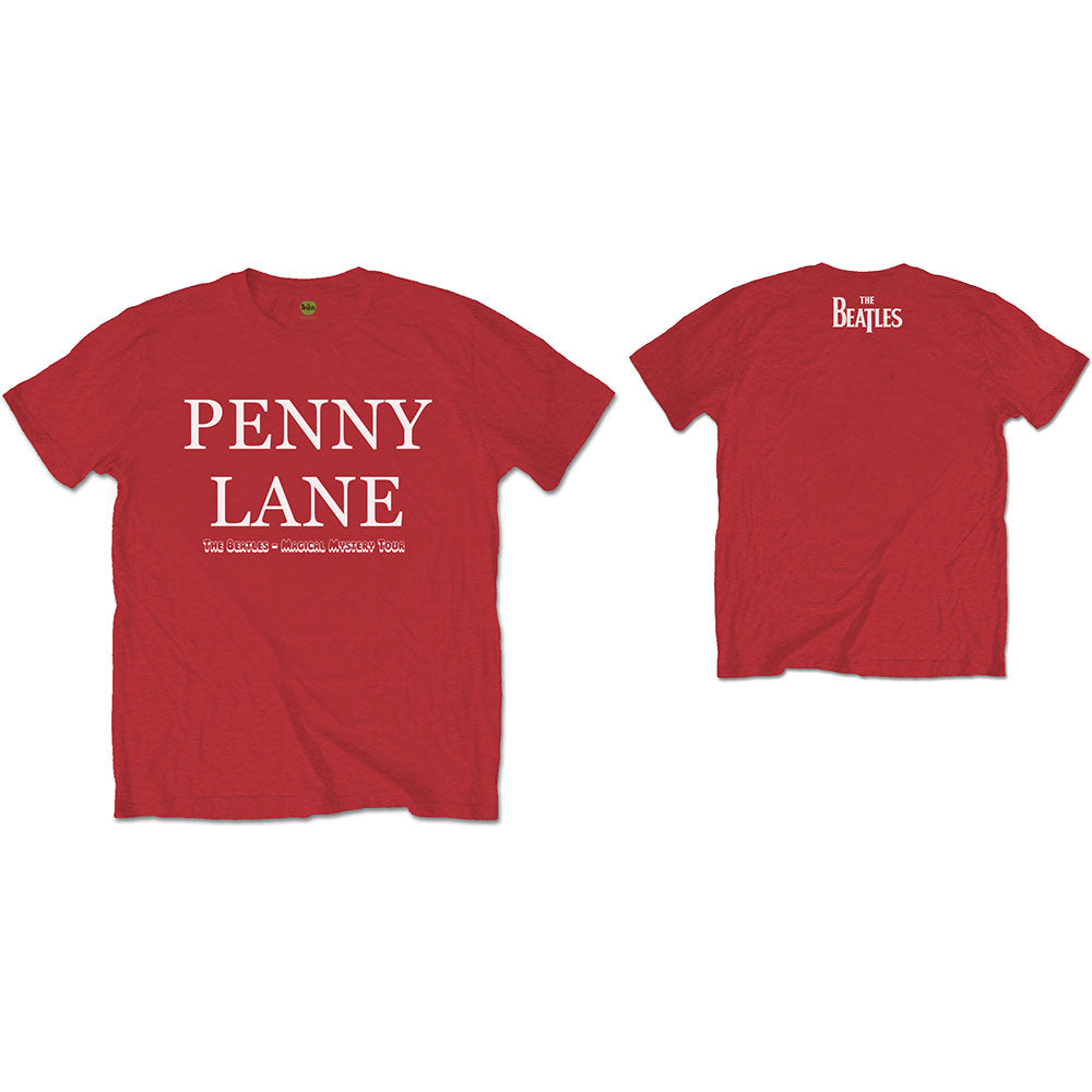 The Beatles - Penny Lane - T-Shirt Red