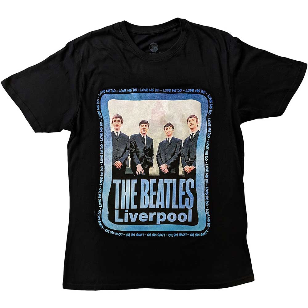 The Beatles - Pier Head Frame - T-Shirt Black