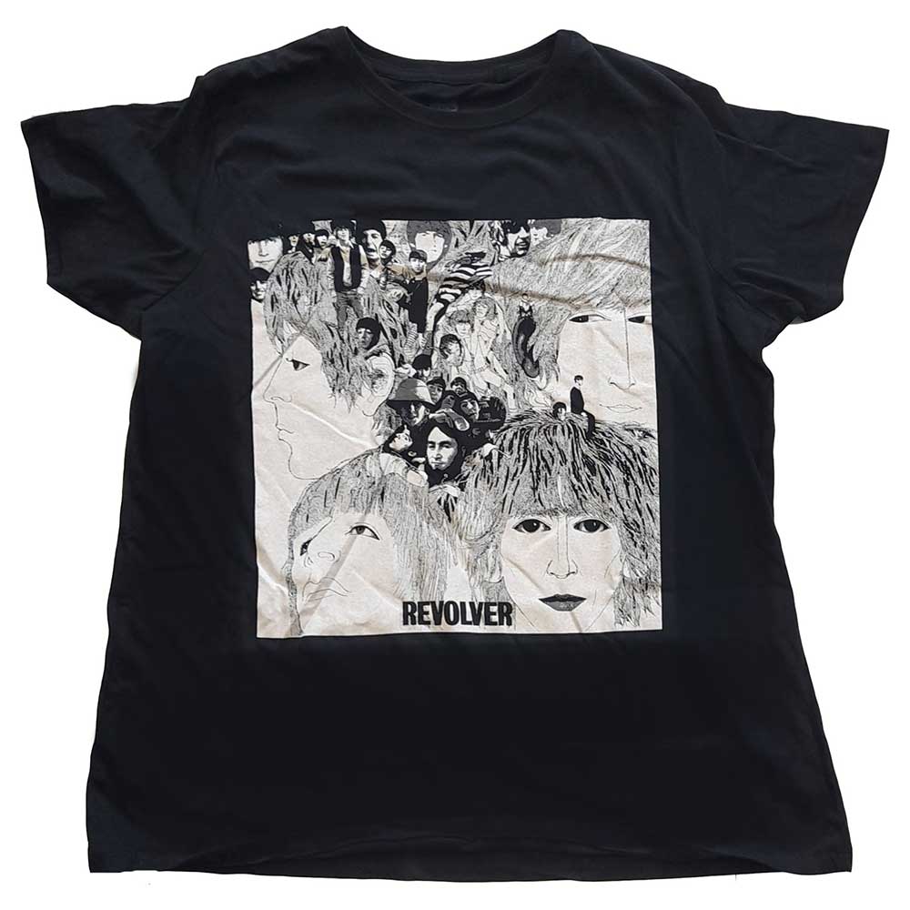 The Beatles - Revolver Album Cover - T-Shirt Black