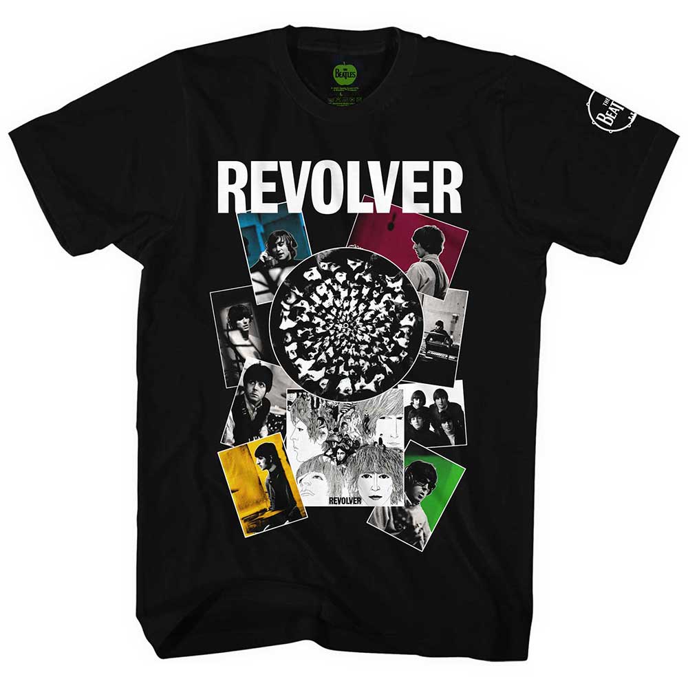 The Beatles - Revolver Montage - T-Shirt Black
