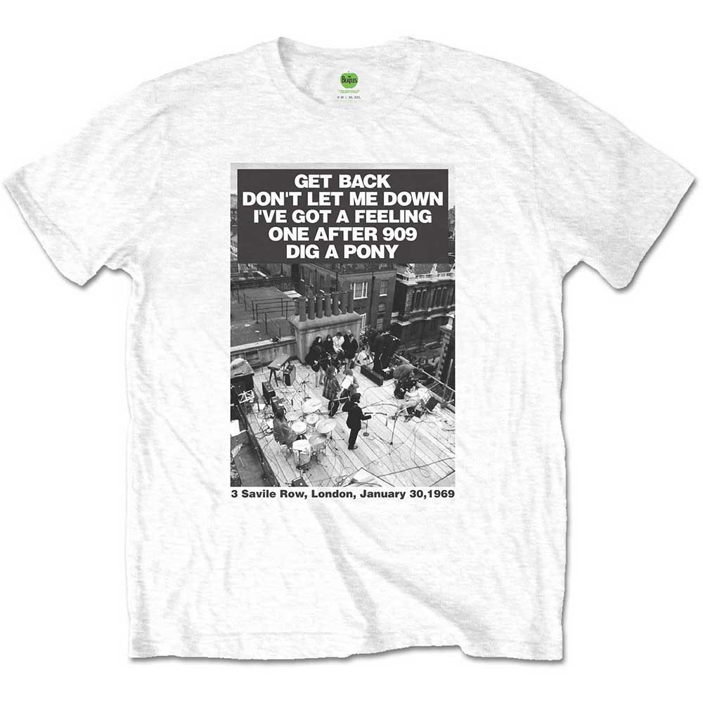 The Beatles - Rooftop Songs - T-Shirt White