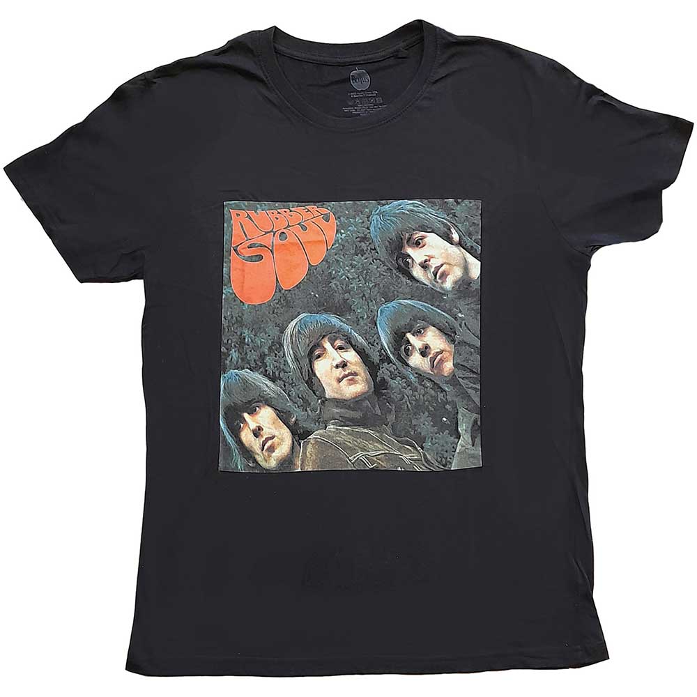 The Beatles - Rubber Soul Album Cover - T-Shirt Black