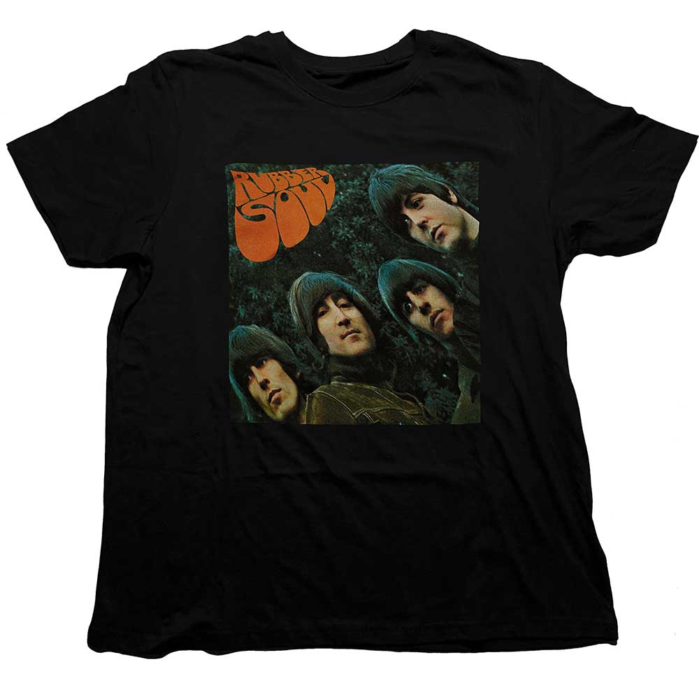 The Beatles - Rubber Soul Album Cover - T-Shirt Black