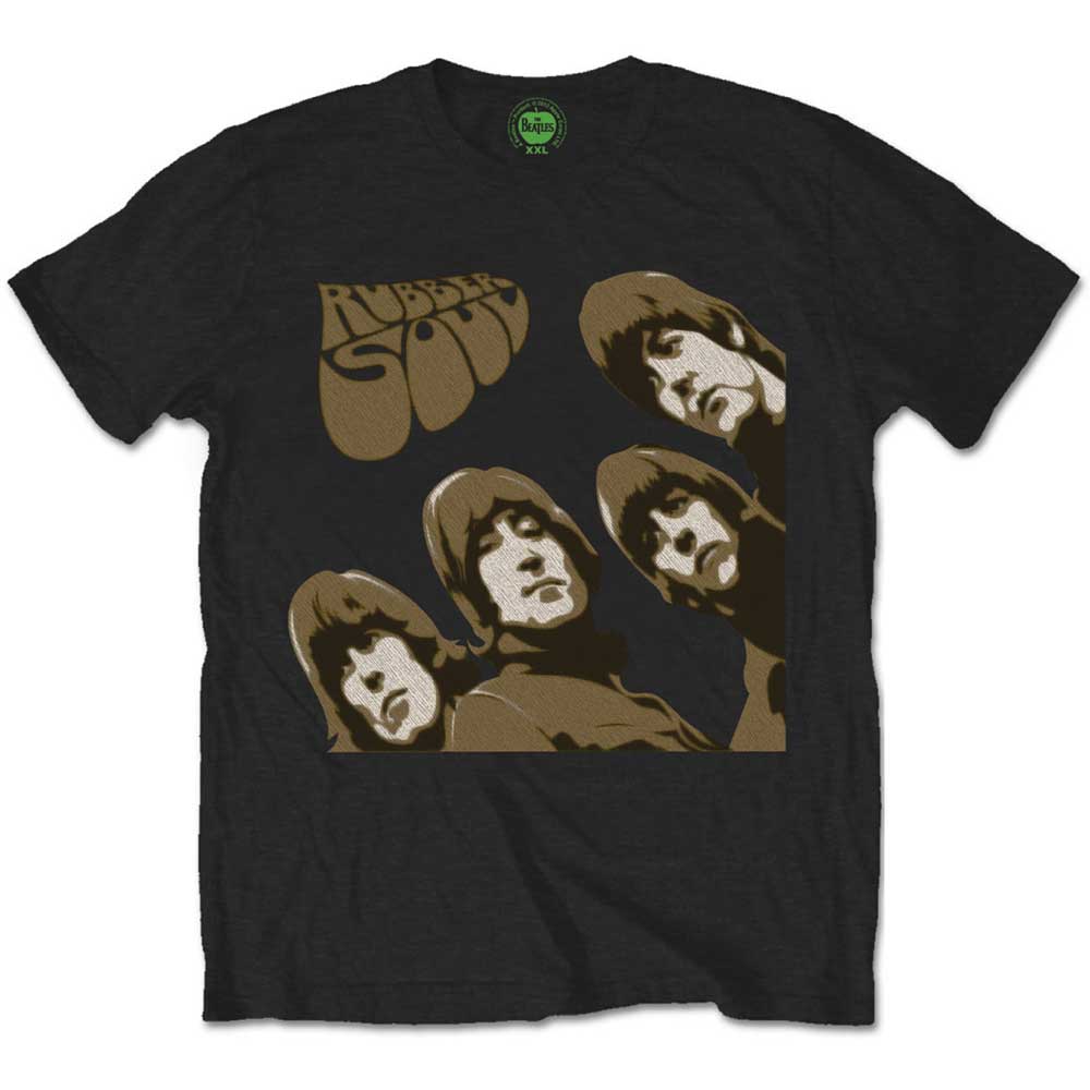 The Beatles - Rubber Soul Sketch - T-Shirt Black