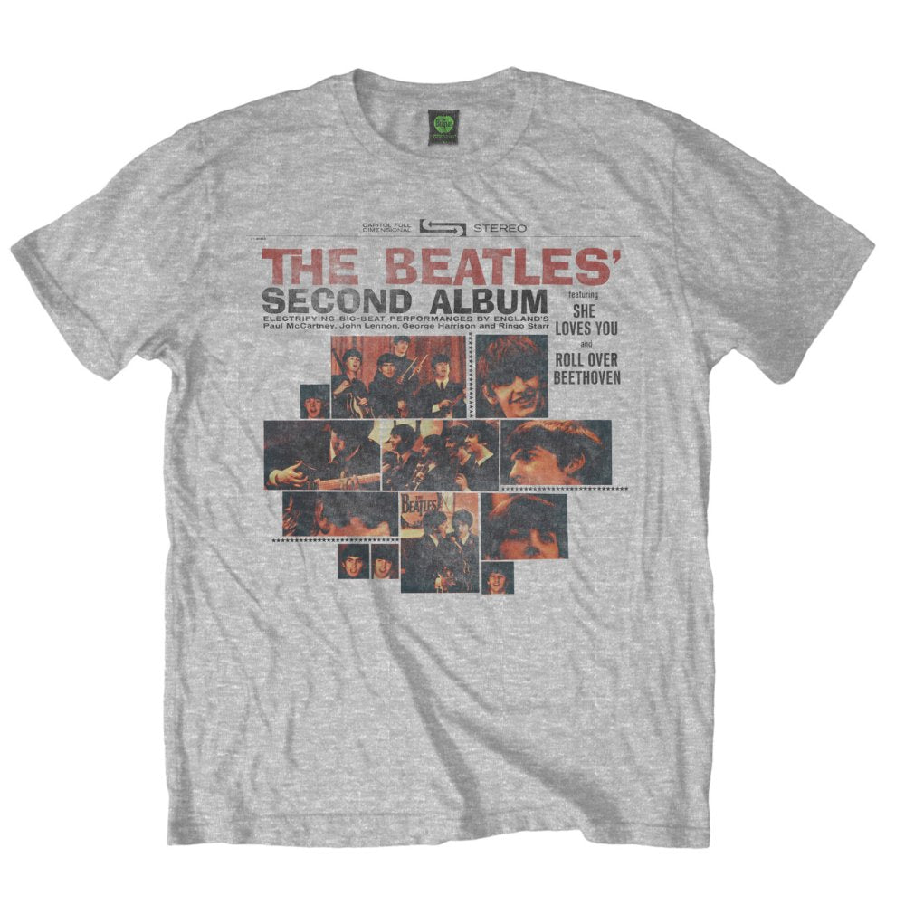 The Beatles - Second Album - T-Shirt Grey