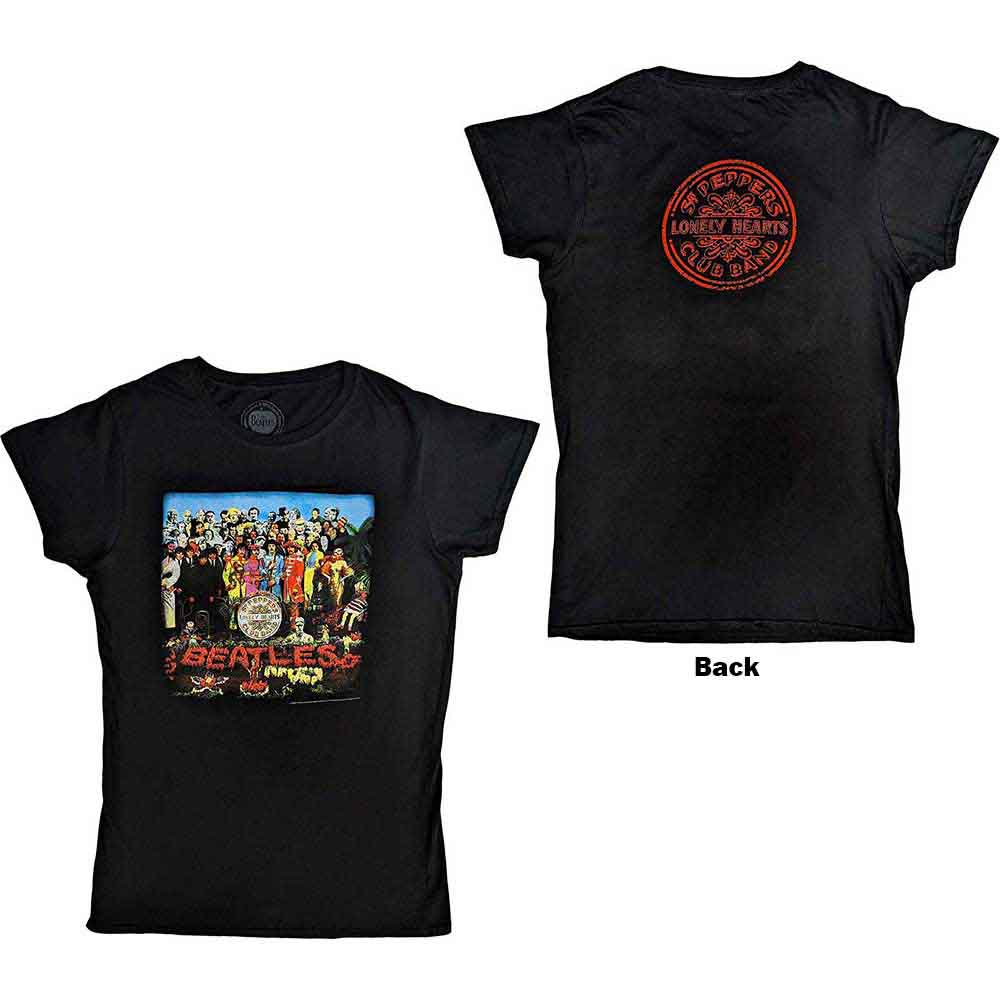 The Beatles - Sgt Pepper - T-Shirt Black