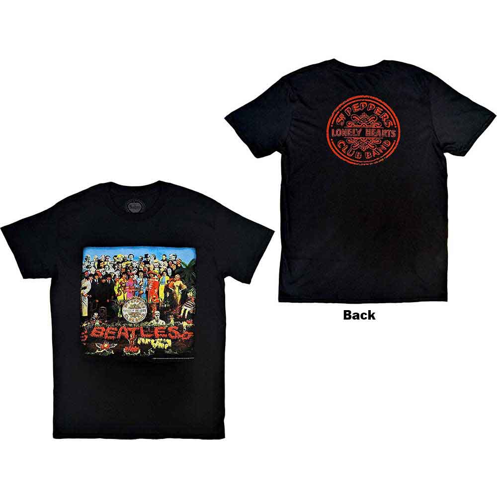 The Beatles - Sgt Pepper - T-Shirt Black