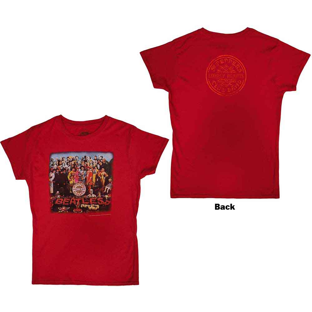 The Beatles - Sgt Pepper - T-Shirt Red