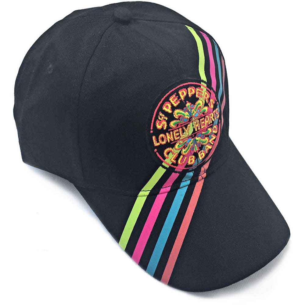 The Beatles - Sgt Pepper Stripes - Hat Black