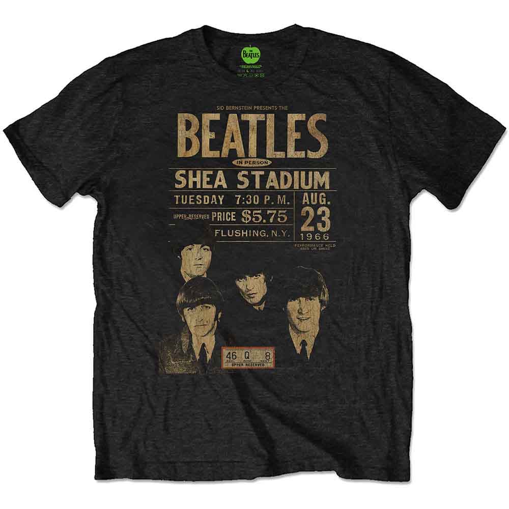 The Beatles - Shea '66 - T-Shirt Black