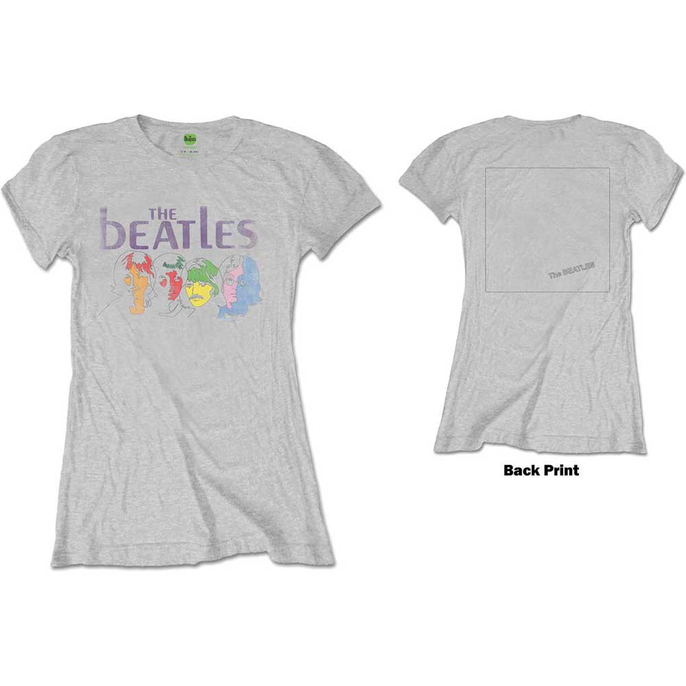 The Beatles - White Album Back - T-Shirt Grey