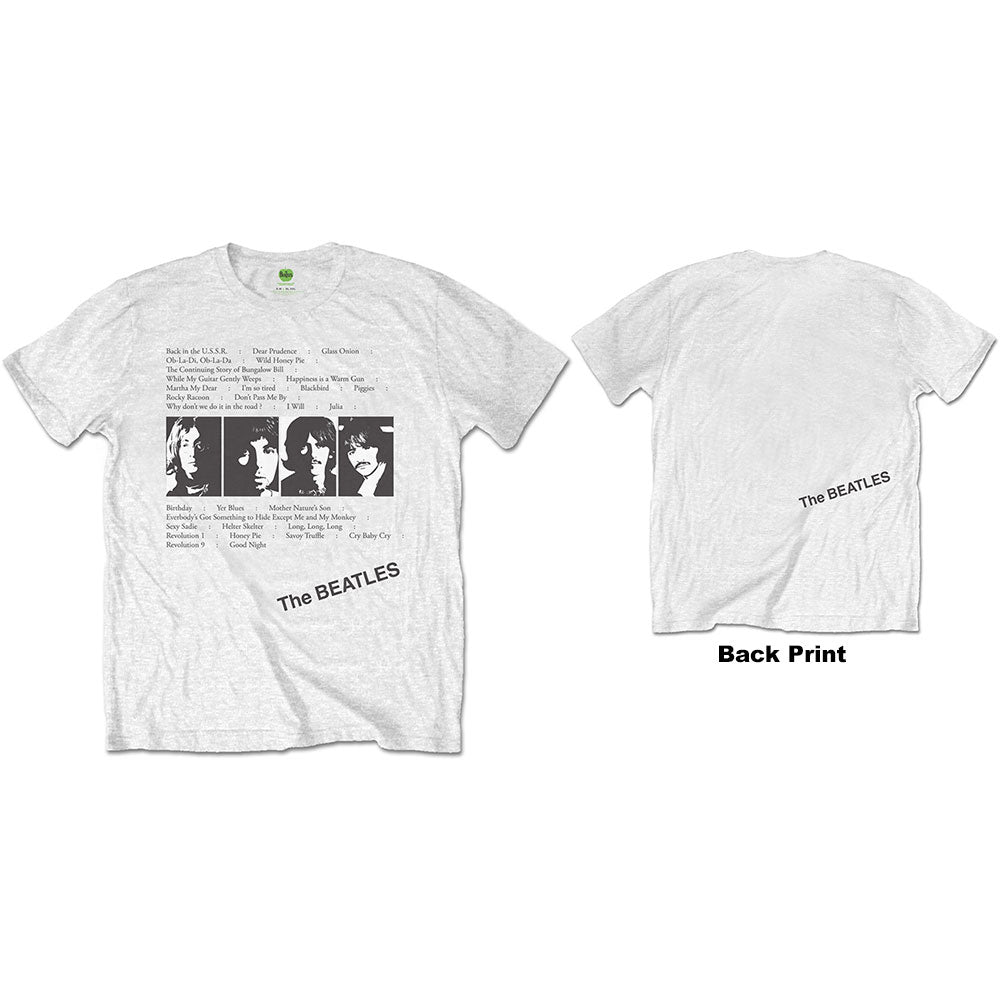 The Beatles - White Album Tracks - T-Shirt White