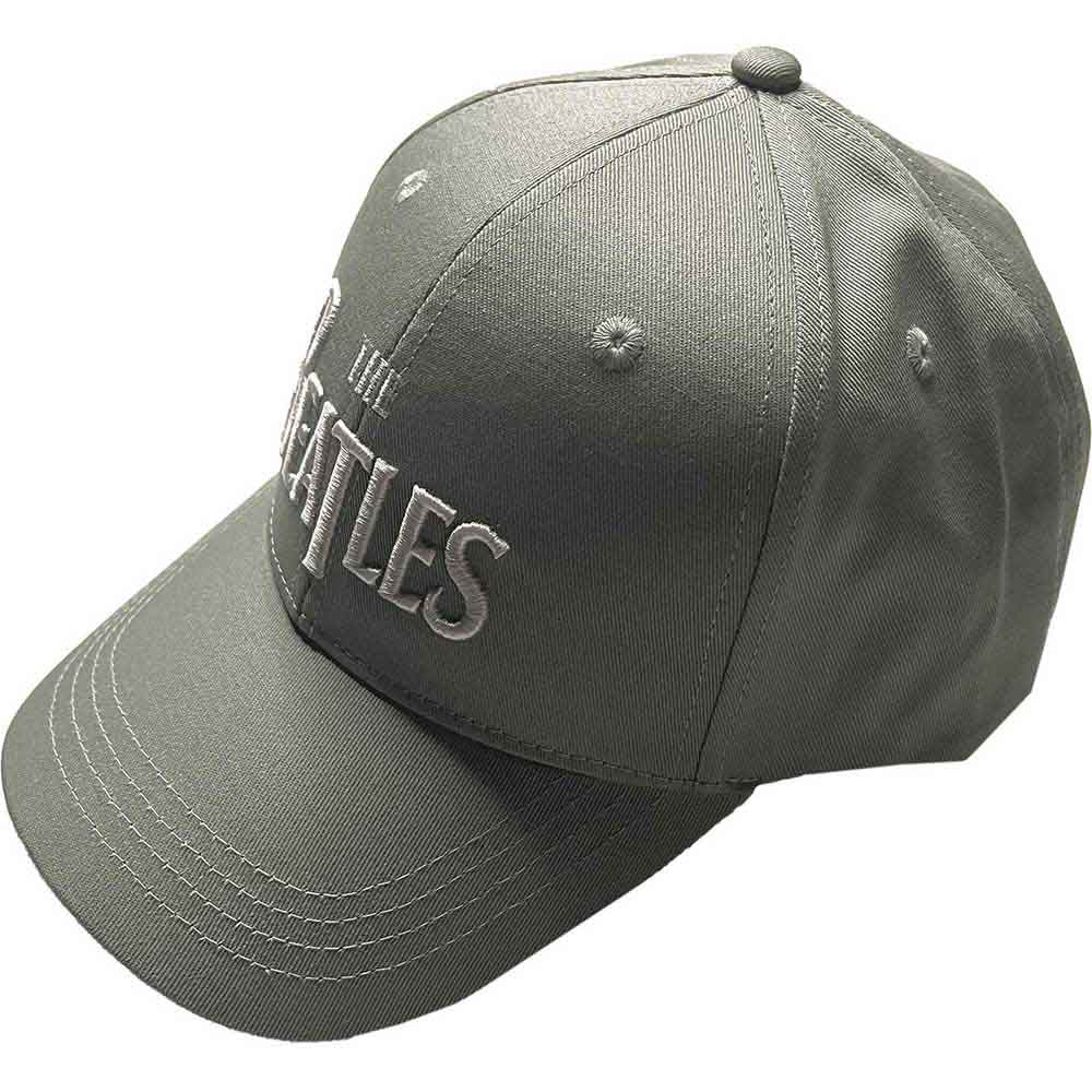 The Beatles - White Drop T Logo - Hat Green