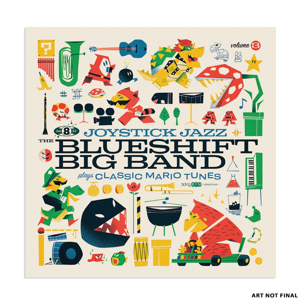 The Blueshift Big Band - Joystick Jazz: The Blueshift Big Band Plays Classic Mario Tunes (Vol. 3) - Vinyl