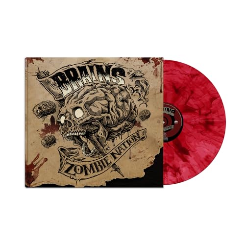The Brains - Zombie Nation (Red Marble Vinyl) - Vinyl