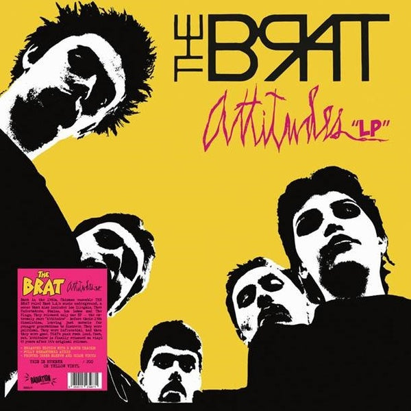 THE BRAT - Attitudes LP (Yellow Vinyl) - Vinyl