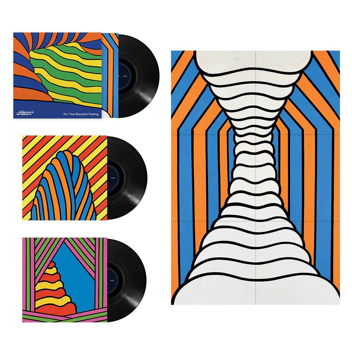 The Chemical Brothers - For That Beautiful Feeling (180 Gram Vinyl, 45 RPM, Poster) (3 Lp's) (Box Set) - Vinyl