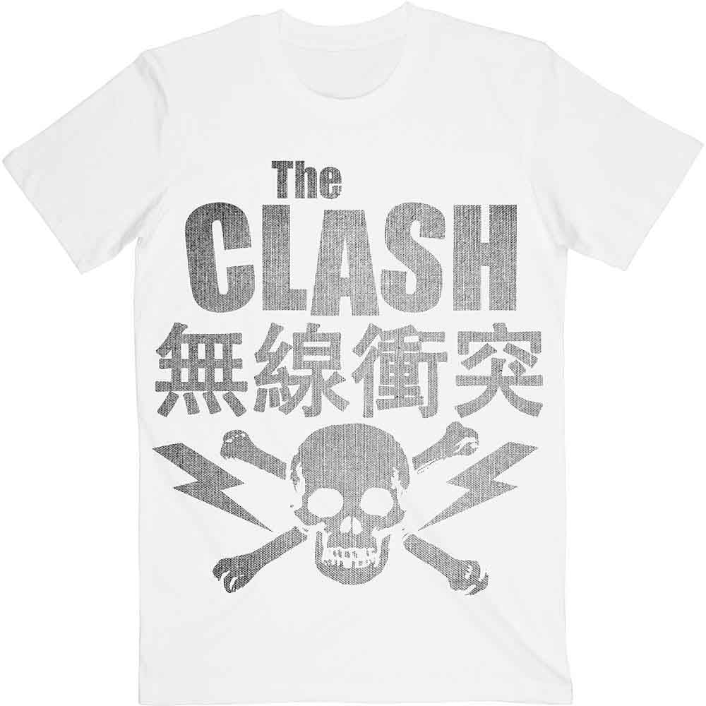 The Clash - Skull & Crossbones - T-Shirt White