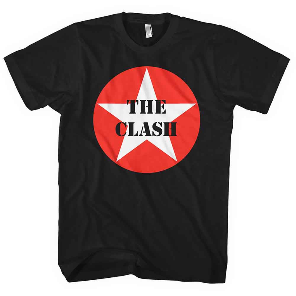 The Clash - Star Badge - T-Shirt Black