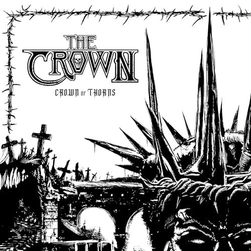 The Crown - Crown Of Thorns (Black & White Colored Vinyl) - Vinyl