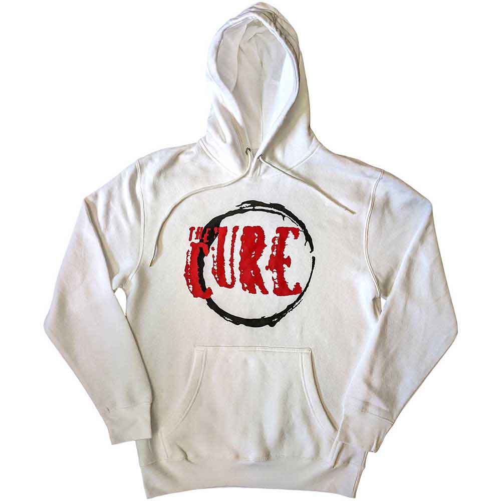 The Cure - Circle Logo - Sweatshirt White
