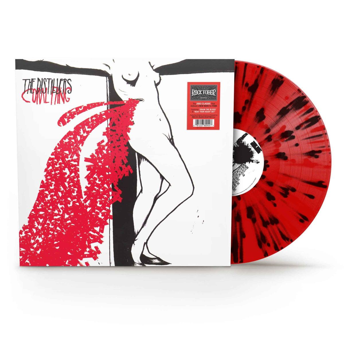 The Distillers - Coral Fang (RKTBR25)(1LP Red with Black Splatter Vinyl) - Vinyl