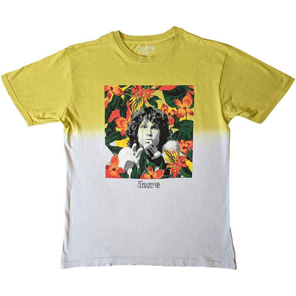 The Doors - Floral Square - T-Shirt Yellow