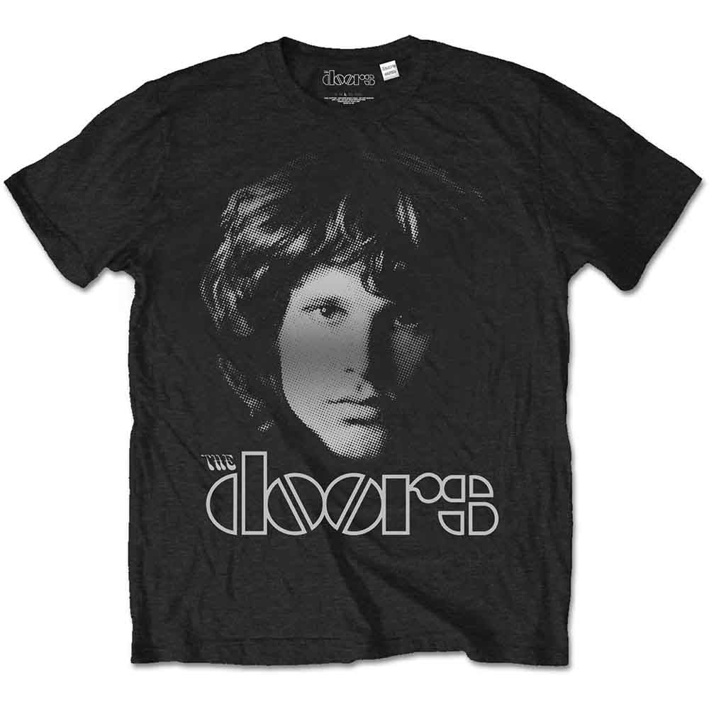 The Doors - Jim Halftone - T-Shirt Black