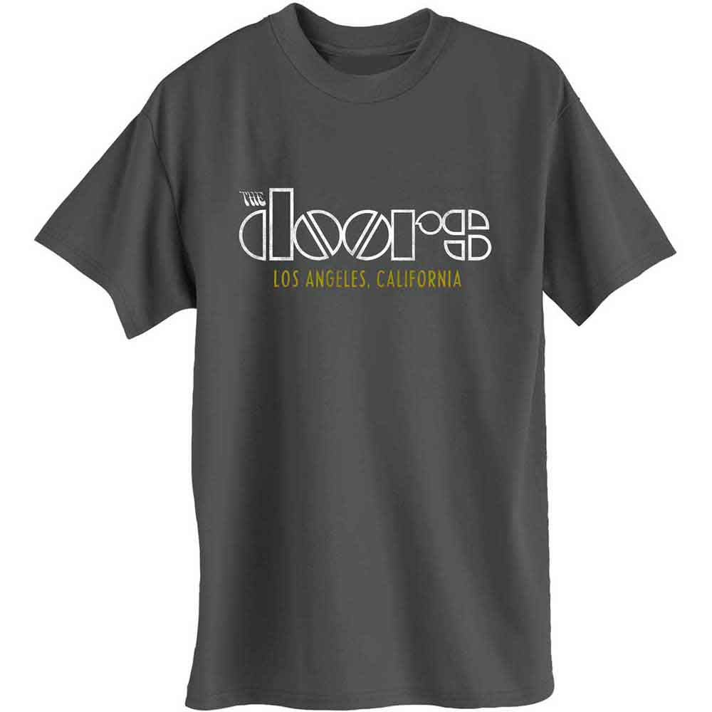 The Doors - LA California - T-Shirt Grey