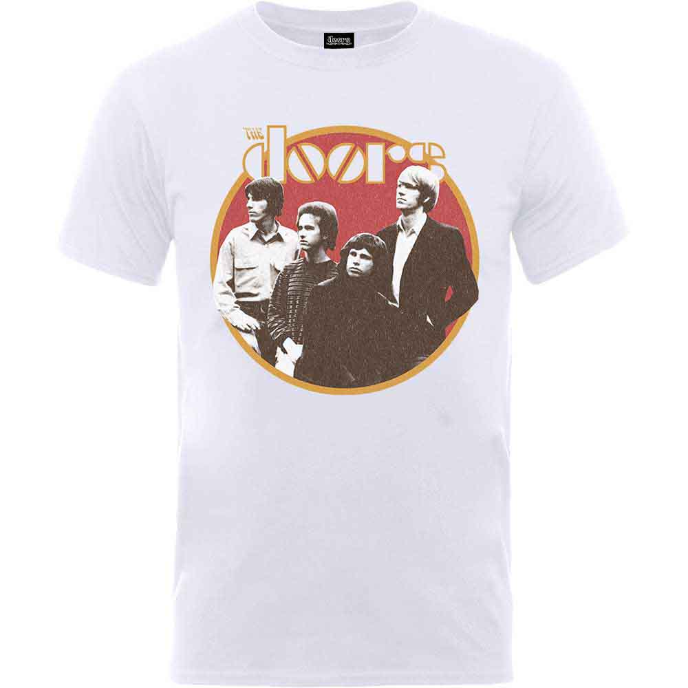 The Doors - Retro Circle - T-Shirt White