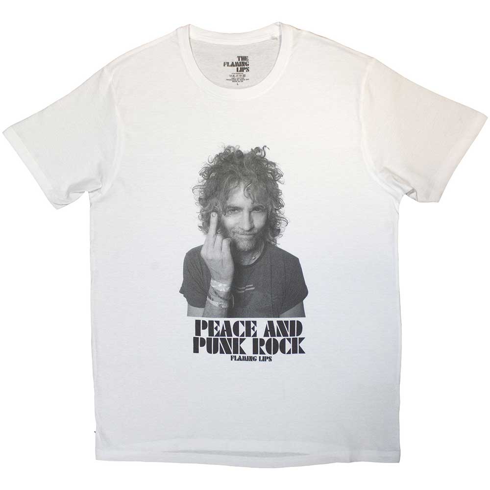 The Flaming Lips - Peace and Punk - T-Shirt White