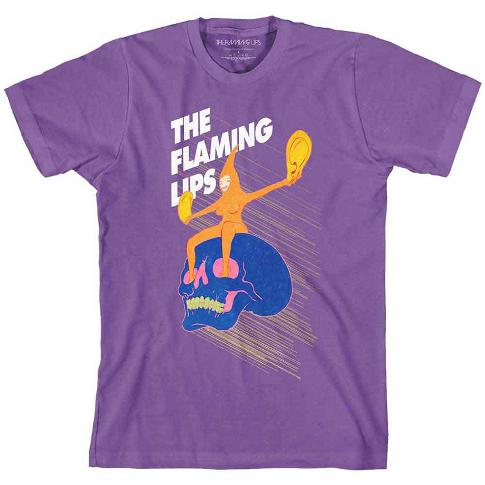 The Flaming Lips - Skull Rider - T-Shirt Purple