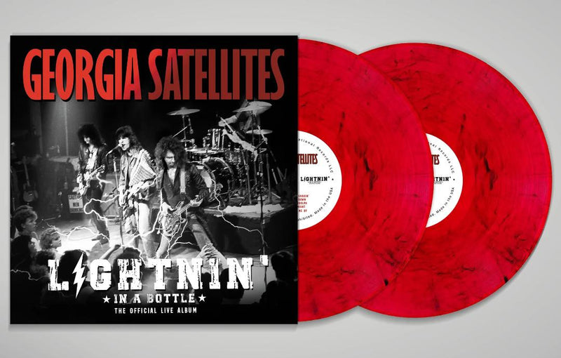 The Georgia Satellites - Lightnin' In A Bottle: The Official Live Album (Colored Vinyl, Red, Black, Indie Exclusive, Smoke) (2 Lp's) - Vinyl