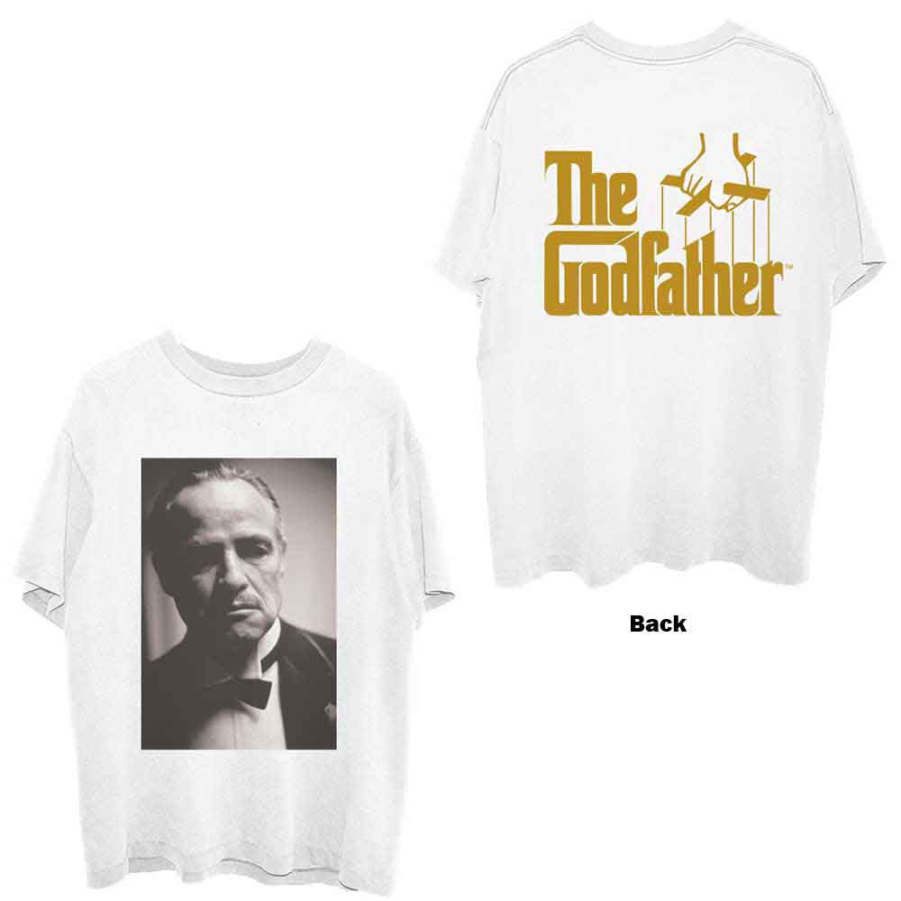 The Godfather - Brando B&W - T-Shirt White
