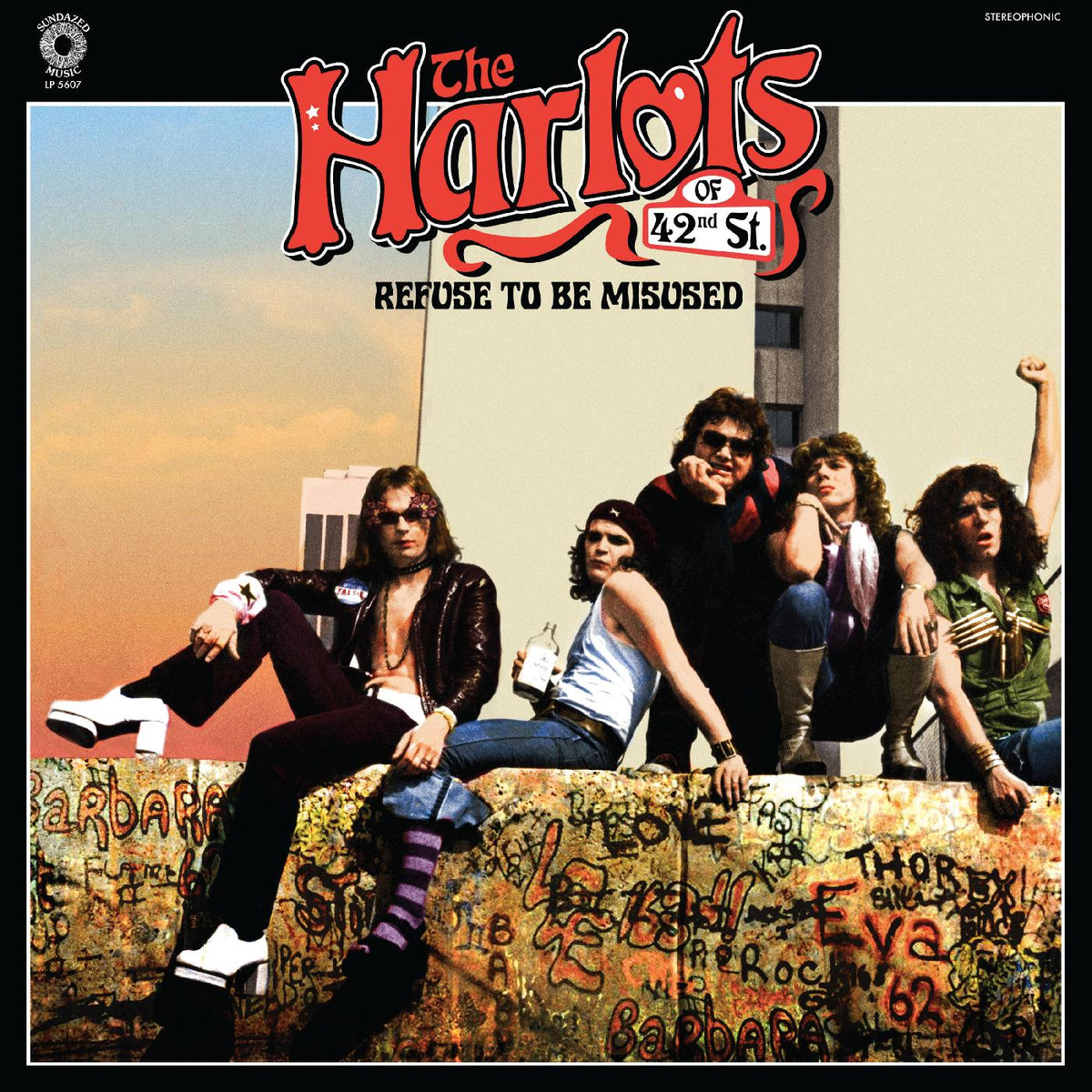The Harlots Of 42nd Street - Refuse To Be Misused (PINK VINYL) - Vinyl
