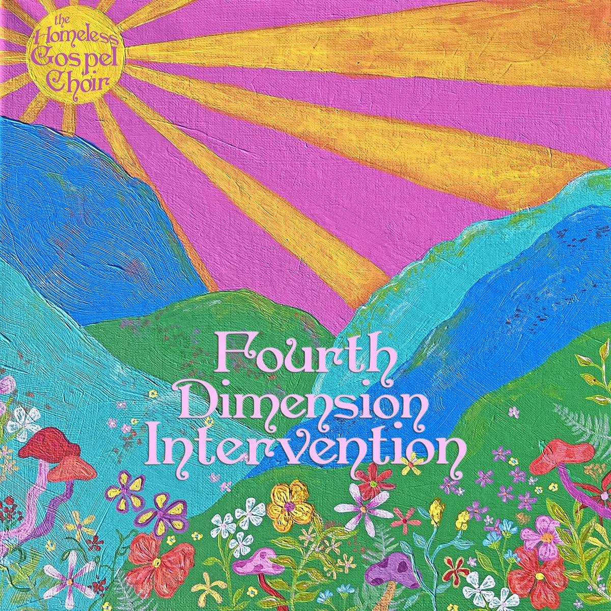 The Homeless Gospel Choir - Fourth Dimension Intervention (SEAGLASS BLUE VINYL) - Vinyl