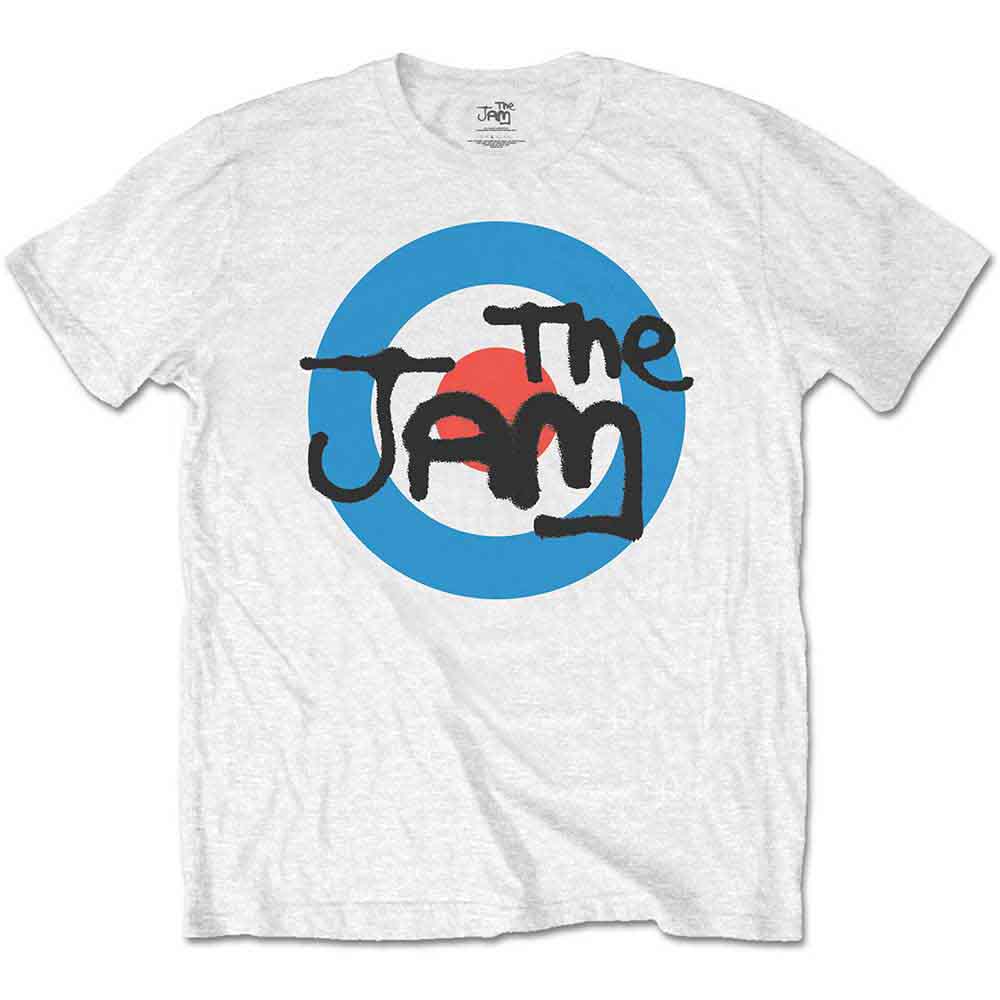 The Jam - Spray Logo - T-Shirt White