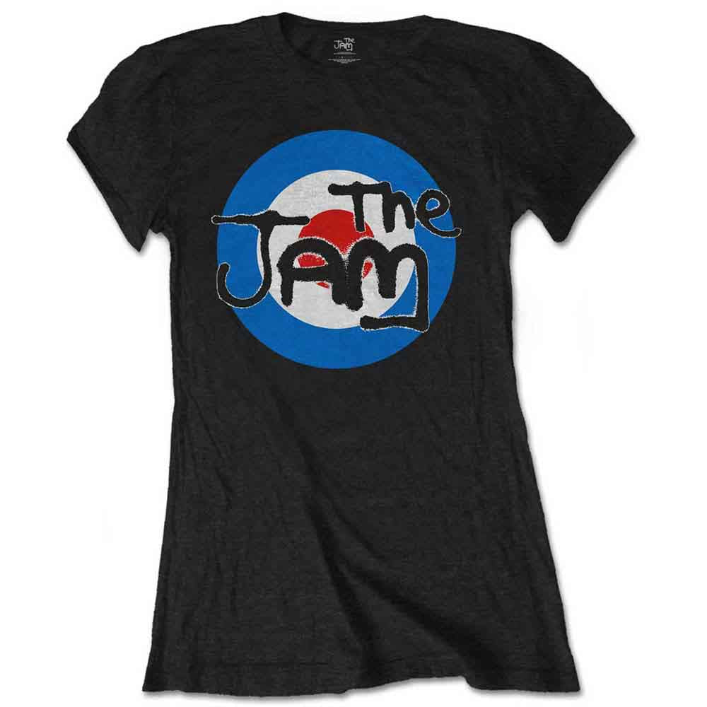 The Jam - Spray Target Logo - T-Shirt Black