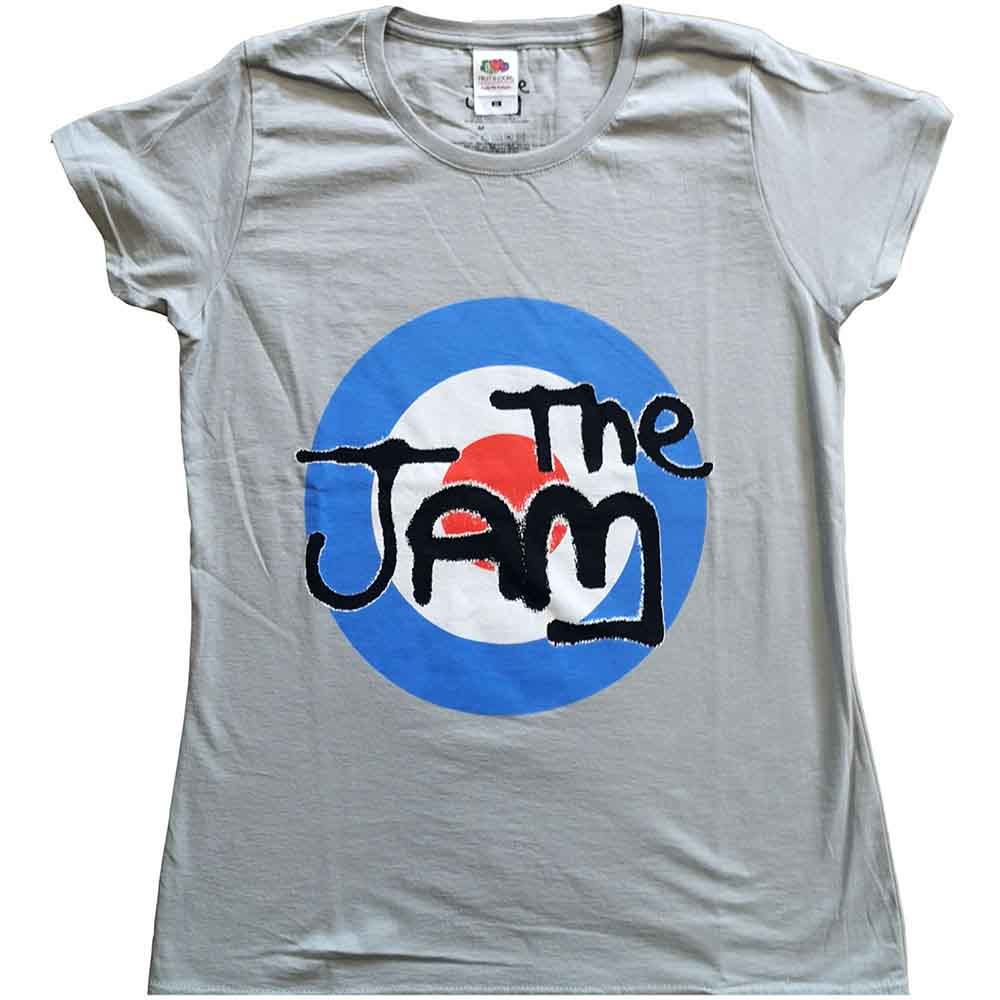 The Jam - Spray Target Logo - T-Shirt Grey