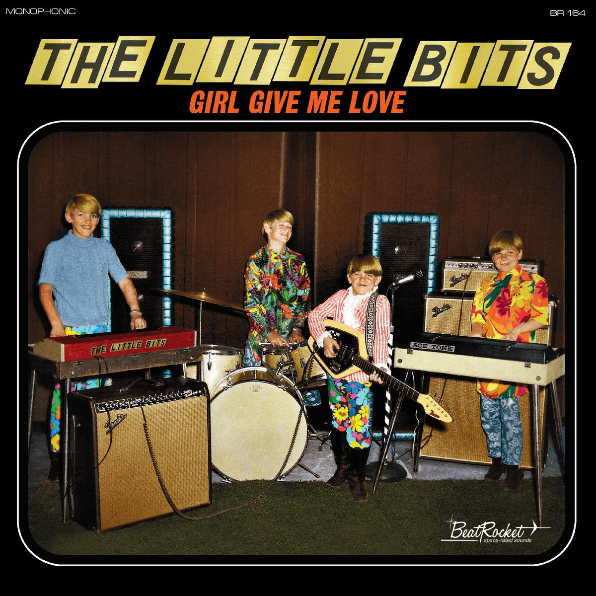 The Little Bits - Girl Give Me Love (ORANGE VINYL) - Vinyl