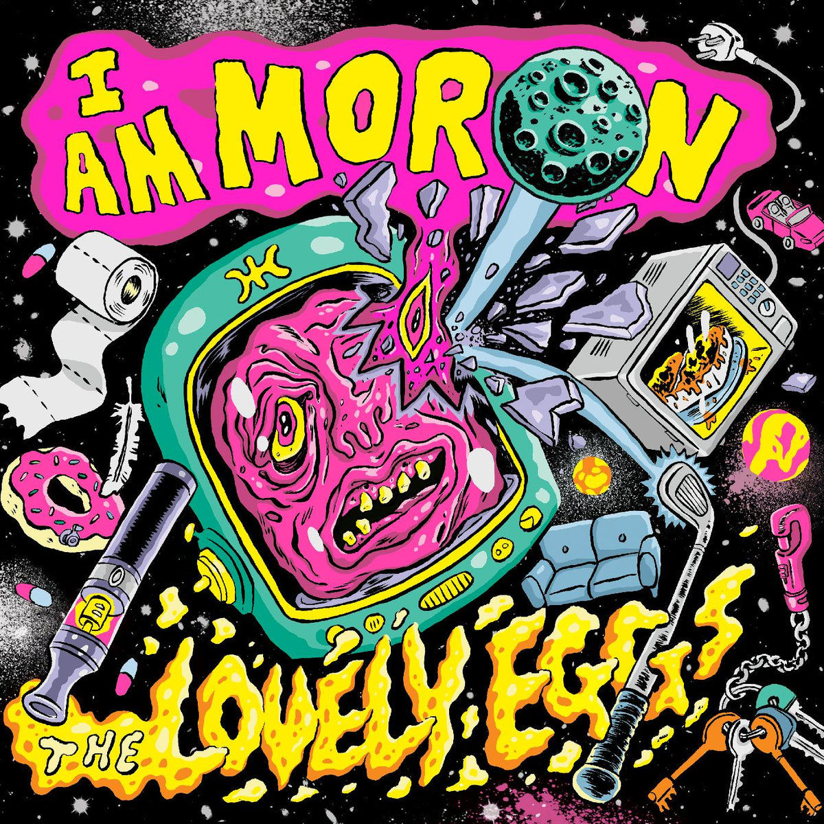The Lovely Eggs - I Am Moron (COLOR VINYL) - Vinyl