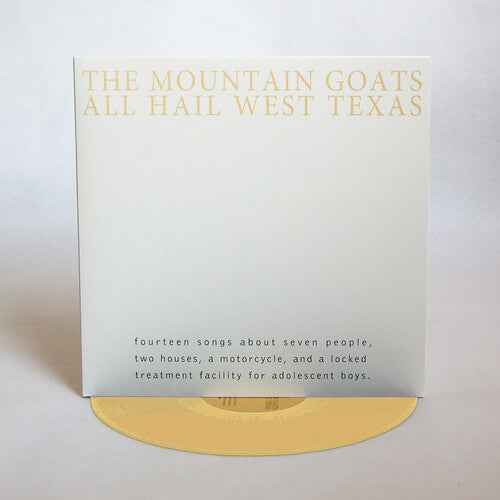 The Mountain Goats - All Hail West Texas (Indie Exclusive, Colored Vinyl, Yellow, Gatefold LP Jacket, Reissue) - Vinyl